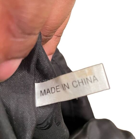 Fossil Crossbody Bag Black Shoulder Leather Microfiber Work Fashion Business - Picture 5 of 14